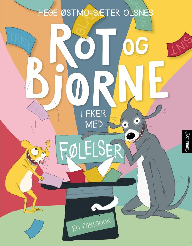 Rot og Bjørne leker med følelser, bokomslag